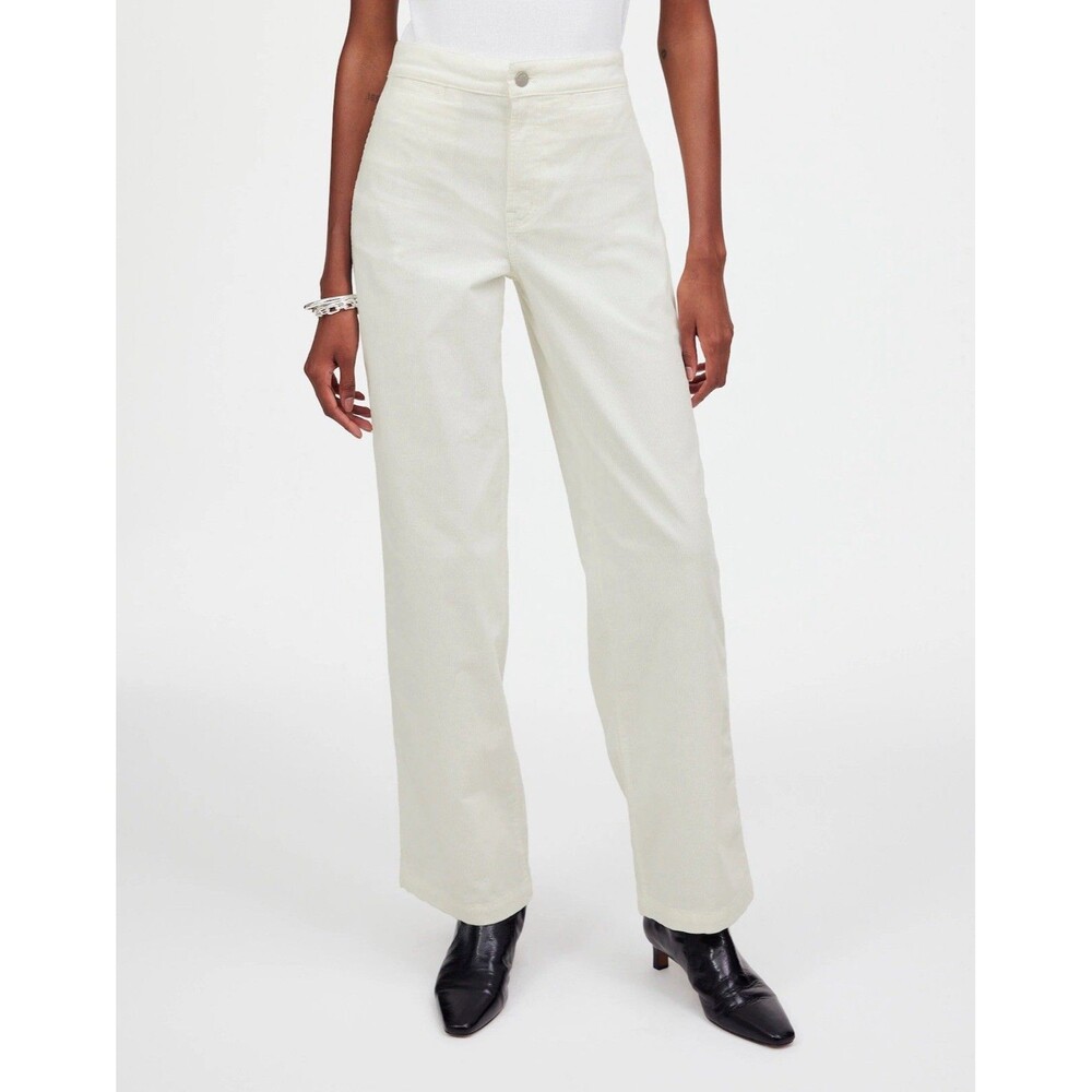 Madewell The Emmett Wide-Leg Pant in Corduroy: Welt Pocket Edition NWT Size 24